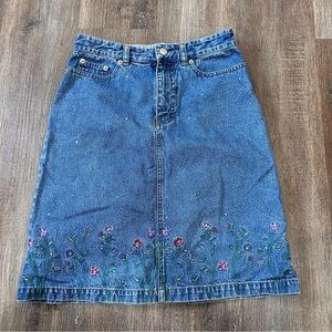 Vintage Tommy Hilfiger Denim Skirt 100% Cotton 4